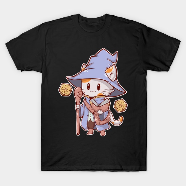 Wizard Cat T-Shirt by MimicGaming